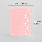 NiHome Acrylic Magnetic To Do List Planning Board - Image 7