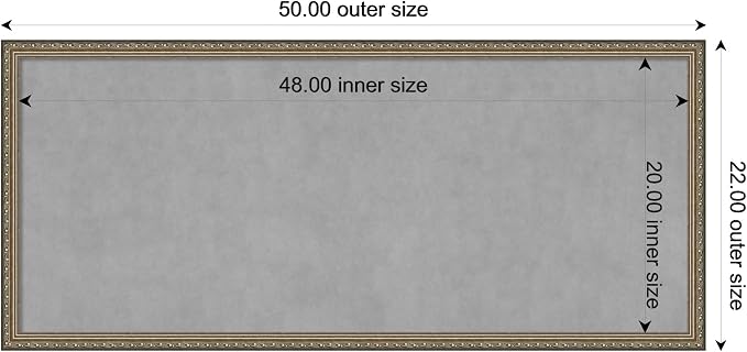 Amanti Art Silver Framed Magnetic Board 22x50 Oversize Vision Board - Image 3