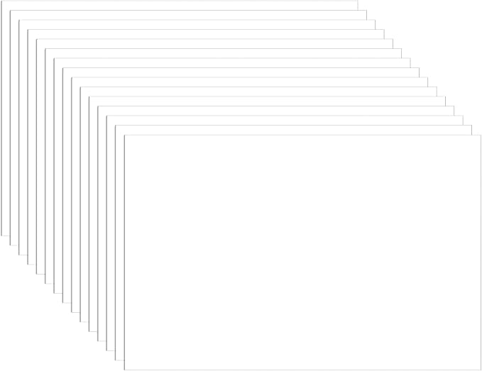 Guakicae 60 Sheets White Cardstock 4 x 6 Craft Paper, 300gsm/110lb Heavyweight by Guakicae