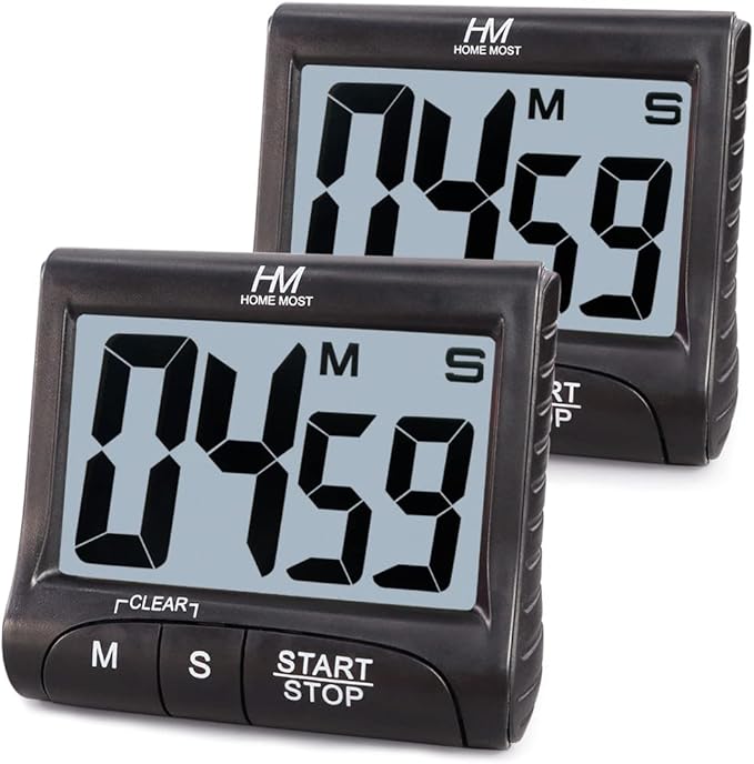HOME MOST 2-Pack Large Display Kitchen Timer by HomeMost