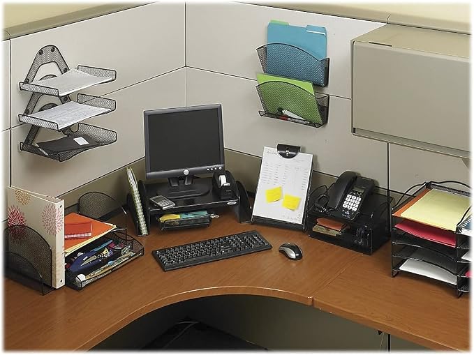 Safco Onyx Phone and Utility Tray - Image 6