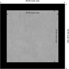 Amanti Art Black Framed Magnetic Board 29x29 Medium Vision Board - Image 4
