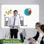 Lockways Dry Erase Board 72 x 48 Inch, Large Magnetic White Board Pack of 2 - Image 5
