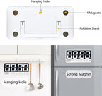 Digital Kitchen Timer with 7.1” Extra Large Display, Rechargeable Magnetic LED - Image 6