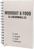 Nextnoid Hardcover Fitness & Food Journal by Nextnoid