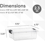 Superio Clear Storage Bins - Image 2