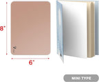 Rose Gold Glossy Mirror Mini Desktop Pure Glass Whiteboard, Small Desktop Dry - Image 7