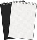 Engrowtic Dot Grid Notebook Top Spiral Notebook A5 Size Bullet Dotted Paper by Engrowtic
