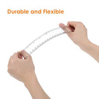 EBOOT 20 Pack Clear Plastic 12 Inch Straight Flexible Ruler - Image 6