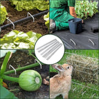 FEED GARDEN 6 Inch 50 Pack Hot-dip Galvanized Landscape Staples Plant Cover - Image 7