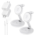 3 in 1 Foldable Magnetic Wireless Charging Station, iPhone Mag-Safe Charger by Unknown