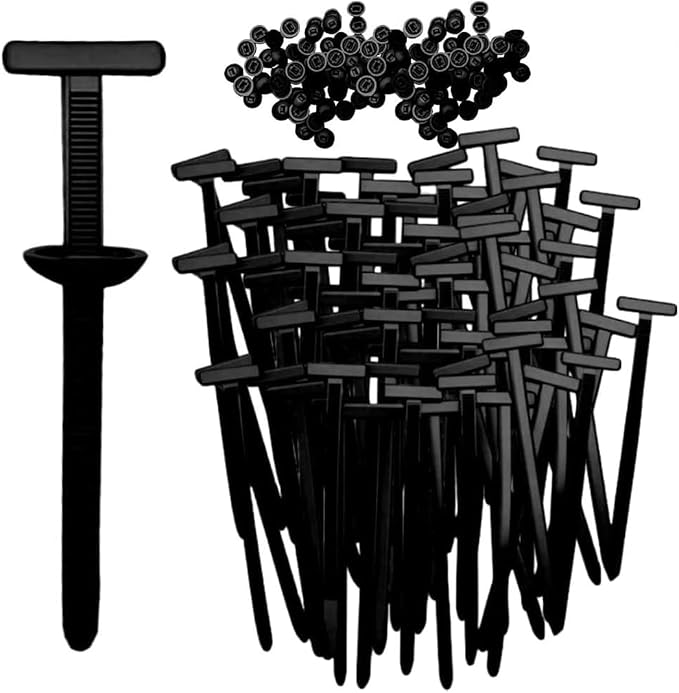 100pcs Nylon Universal Cable Tie Buckles, New Multifunctional Nylon Zip Ties by Unknown