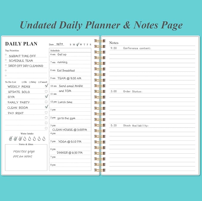 Daily Planner Undated - Image 3