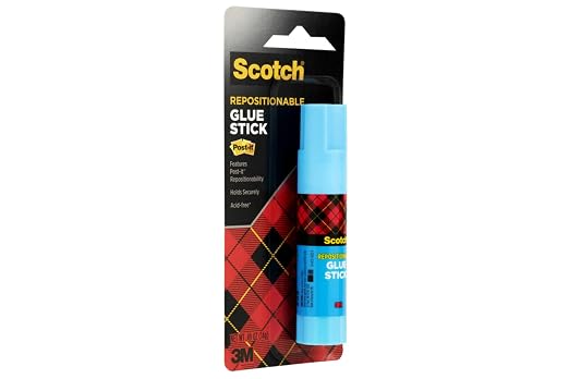 Scotch Removable Restickable Glue Stick, Repositionable Stick, 4 Pack - Image 6