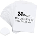 ToLanbbt 24 Pack White Foam Board, Displaying by ToLanbbt