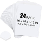 ToLanbbt 24 Pack White Foam Board, Displaying by ToLanbbt