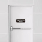 Electrical Room Door Sign for Business，Self-Adhesive Durable Modern Electrical - Image 7