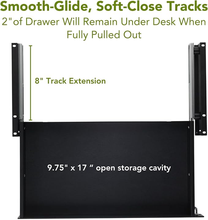 PERFECT POSTURE Max Under Desk Storage Drawer – Large Desk Drawer - Image 5