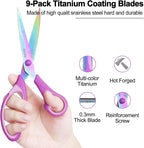 Zicolu 8.5" Scissors Bulk Set of 12-Pack, Sharp Scissors all Purpose Heavy Duty - Image 3