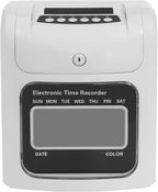 Blisiour Calculating Time Clock, Employees Time Clocks Auto-Align Time Clock - Image 4