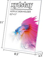 xydstay 3 pack 8.5x11 Acrylic Sign Holder - Image 7