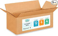 Medium Moving & Shipping Boxes 12 x 6 x 4 inches by IDLPackaging