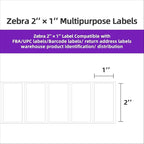 AveneMark 24 Rolls 2" x 1" Direct Thermal Labels - Image 3