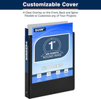 Basic 1-inch 3 Ring Binder -1'' Binders - Image 3
