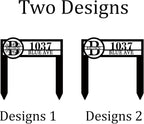 Personalized Metal Adress Sign - Image 2