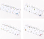 Weekly Organizer Long Strip Planner Notebook Pads Random Patterns - Image 7