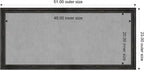 Amanti Art Black Framed Magnetic Board 23x51 Oversize Vision Board - Image 4
