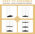 JANUS LiANG 3-Tier Corner Bathroom Organizer Countertop - Image 7