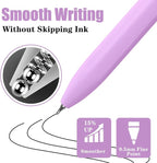 Piochoo Gel Pens, Quick Dry Black Gel Ink Pens Fine TIp, No Smudge, Smooth - Image 4