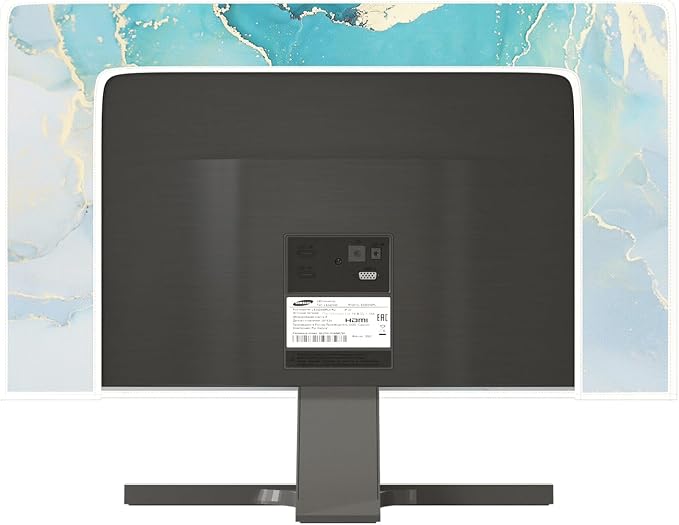 Baocicco Blue Green Marble TV Display Screen Cover 80 Inch Creative Anti-Static - Image 5