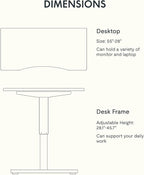 FLEXISPOT EN1 Bamboo Standing Desk, 55 x 28 Inches Whole-Piece Electric Height - Image 6