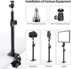 Dazzne 2-Pack Camera Desk Mount Stand - Image 2