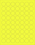 NextDayLabels - 8-1/2 x 11 Neon Color High Light Fluorescent Labels by NextDayLabels