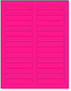 NextDayLabels - 8-1/2 x 11 Neon Color High Light Fluorescent Labels by NextDayLabels