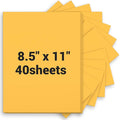 Cardstock 8.5 x 11, Thick Printer Paper 75 lb/200 gsm, 40 Sheets Card Stock by Glyanlee