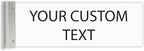 ALPHA DOG SIGNS Custom Projecting Hallway Nameplate, Personalized 2-Line Text by AlphaDog