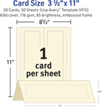 Avery Printable Tent Cards, 3.5" x 11", Ivory - Image 4