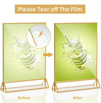 PPH-Sisy Acrylic Sign Holder 8.5 x 11, Double Sided Clear Display Stand - Image 4