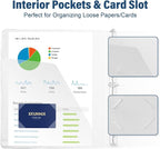 1-Inch 3-Ring-Binder with Pockets, and School - Image 4