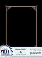 Geographics Classic Linen Certificate/Document Covers, 12.5” x 9.75” - Image 4
