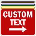 Custom Arrow, Custom Directional Sign, Right Arrow, 18x24 Inches, 55 mil thick by MySignCenter