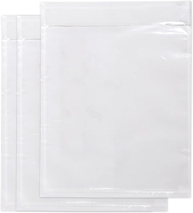 iMailer - 200 PCS 9.5"x12" Packing List Pouch- Clear Plastic Envelopes by iMailer