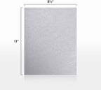 LUXPaper 8.5" x 11" Cardstock | Letter Size | Silver Metallic | 105lb. Cover | - Image 2