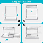 REALINN Under Sink Organizer, Pull Out Cabinet Organizer 2 Tier Slide Out Sink - Image 7