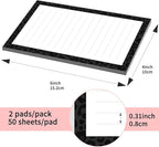 SXboxing Sticky Notes 4X6 Inches, 2 Pack Large Cute Self-Stick Pads, Bright - Image 4
