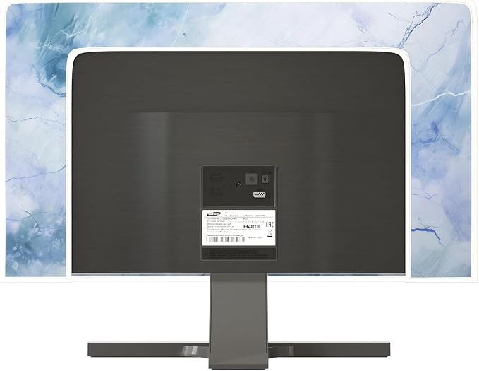 Baocicco Fashion Haze Blue Marble Screen TV Cover Cover 45, 48 Inch Waterproof - Image 5